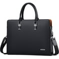 thumbnail image 1 of FSD.WG] Bolso de Negocios Maletín de Cuero Bolso de Negocios Laptop para Hombre, 1 of 10