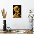 thumbnail image 2 of Elephant Stock Skull With Cigarette 1885 Wall Art - Vertical Canvas Wall Art - Living Room Wall Decor - Fantasy And Sci-fi Canvas - Orange And Yellow Decor By Vincent Van Gogh - 8" x 12", 2 of 8
