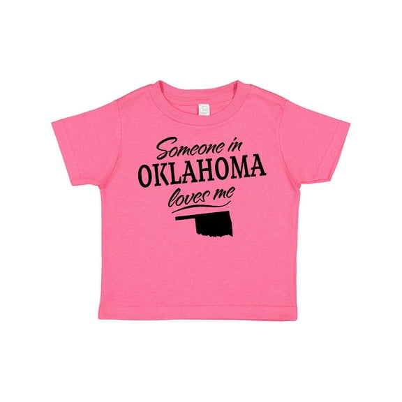 Inktastic Someone in Oklahoma Loves Me Boys or Girls Toddler T-Shirt