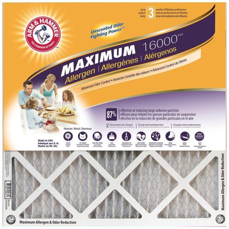 14 X 14 X 1 Maximum Allergen And Odor Reduction FPR 7 Air Filter (4-Pack)