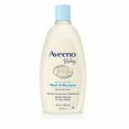 thumbnail image 2 of Aveeno Baby Nourishing Tear-Free Gentle Wash & Daily Shampoo with Natural Oat Extract, Lightly Scented, 18 fl oz, 2 of 10