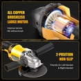 thumbnail image 4 of Amoladora angular inalámbrica APATB compatible con DEWALT 20V Max, 4 of 7