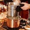 thumbnail image 4 of Lagostina 11-Piece Martellata Copper 3-Ply Cookware Set, 4 of 9