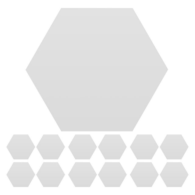 24 pegatinas autoadhesivas para espejo acrílico hexagonal, para baño, sala de estar