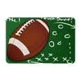 thumbnail image 1 of Football and Rugby Field Design Non- Decorative Carpet for Sports Theme Living Room Dining Dorm Bedroom Area Mats, 1 of 4