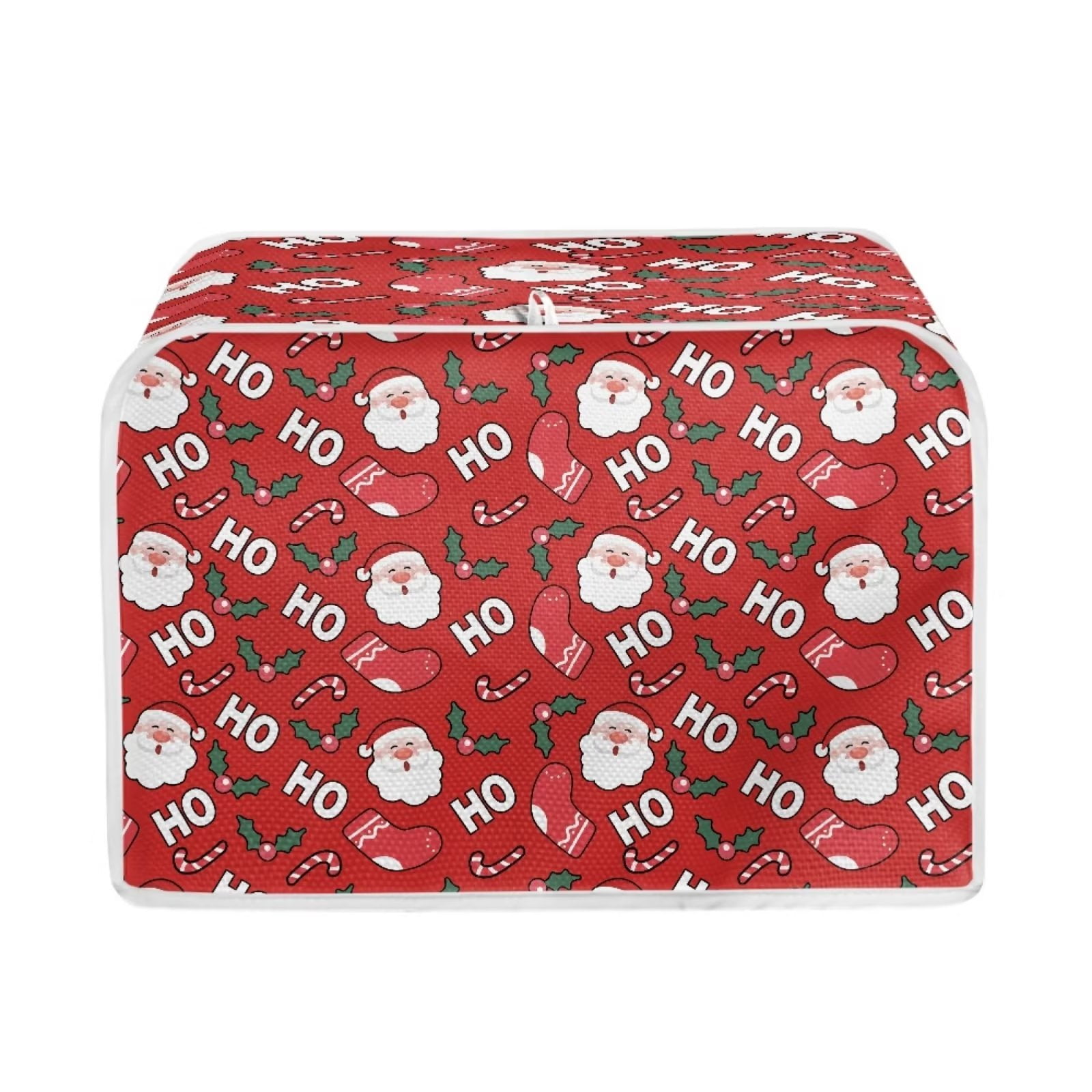 SEANATIVE Christmas 2 Slice Toaster Appliance Cover Dustproof Microwave Oven Dust Cover With Top
