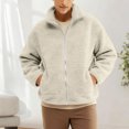 thumbnail image 4 of RXMEKW Mens Long Sleeve, Child-Sized Jacket with Zipper, Kangaroo Pocket, and Fleece Lining, 4 of 8