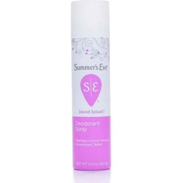 Summers Eve Feminine Deodorant Spray, Island Splash 2 oz Walmart