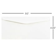 JAM Paper No. 10 Business Commercial Envelopes, 4 1/8 x 9 1/2, White, 25 per Pack