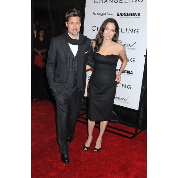 Brad Pitt Angelina Jolie At Arrivals For The Changeling Premiere At