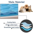 thumbnail image 3 of Esterilla refrescante shaofei para perros y gatos M-62 x 50 cm azul, 3 of 5