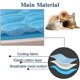 thumbnail image 3 of Esterilla refrescante para perros, extragrande, para verano, para perros pequeños y grandes, manta duradera para gatos, sofá, almohadilla de hielo, accesorios para mascotas, XL-100 x 75 cm, gris, 3 of 5