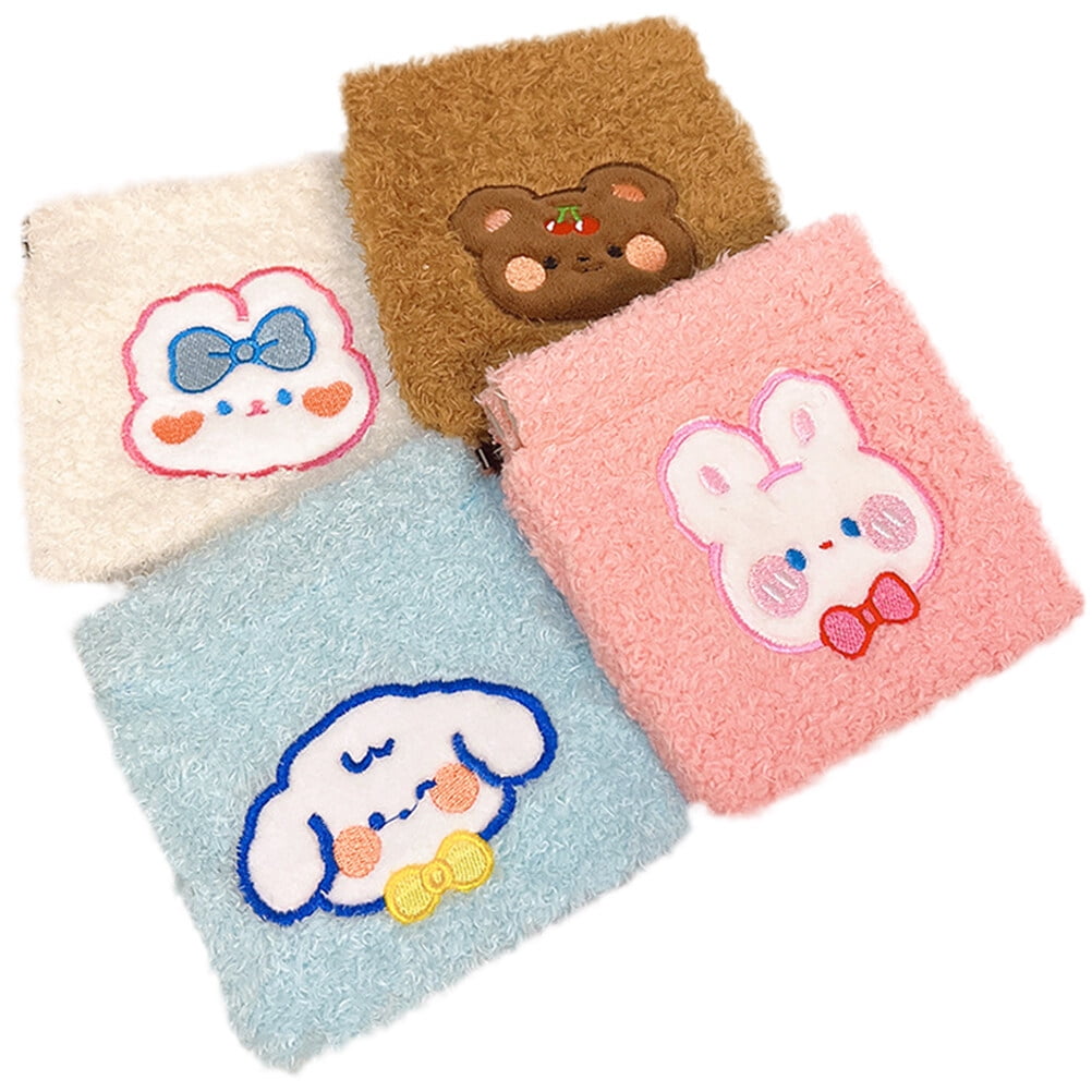 Tampon bag 4Pcs Adorable Tampon Bags Portable Change Bags Sanitary Pads