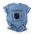 thumbnail image 4 of Abandoned Fishing Wives Social Club Shirt for Women Funny Fishing Season Graphic Tee for Wife Blue Jean Shirt Adult Small, 4 of 4