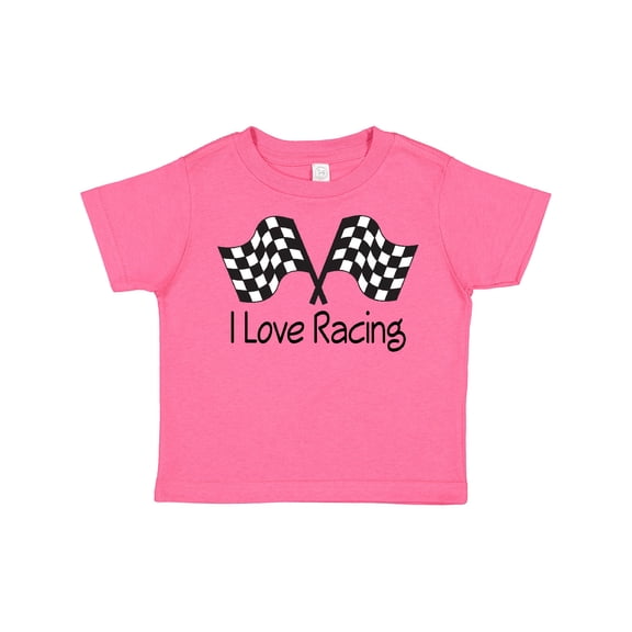 Inktastic I Love Racing Boys or Girls Toddler T-Shirt