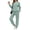 Green, variant on UVN Outfit Set for Women Long Sleeve Tops and Jogger Pants 2 Piece Matching Set with Pockets