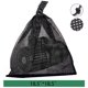 thumbnail image 5 of Paquete de 6 bolsas grandes con bomba de barrera con cordón, bolsas de filtro de bomba de malla para estanques, para biofiltros de estanque, acuario, 5 of 5