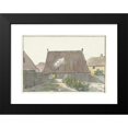 thumbnail image 2 of Pieter Bartholomeusz. Barbiers 24x18 Black Modern Framed Museum Art Print Titled - House with Back Garden (1782 - 1837), 2 of 5