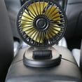 thumbnail image 4 of Car Fan 5V USB Universal Single Head Fan Portable Small Electric Cooling Fan 360 Degree Rotatable Car Cooler Fan 2 Speeds Strong Wind Cooling Air Fan for Car SUV Vehicle Truck Van, 4 of 9