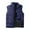 Blue, variant on BiZtdJrK Mens Down Puffer Vest Stand Collar Zip Up Sleeveless Quilted Jackets Solid Warm Winter Vests with Pockets Blue M