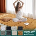 thumbnail image 3 of ABORON Lambswool Japanese Floor Mattress,4 Inch Extra Thick Sleeping Bed For Floor,Roll Up Mmemory Foam Mattress , Folding Floor Lounger Guest Bed Pad, 3 of 12