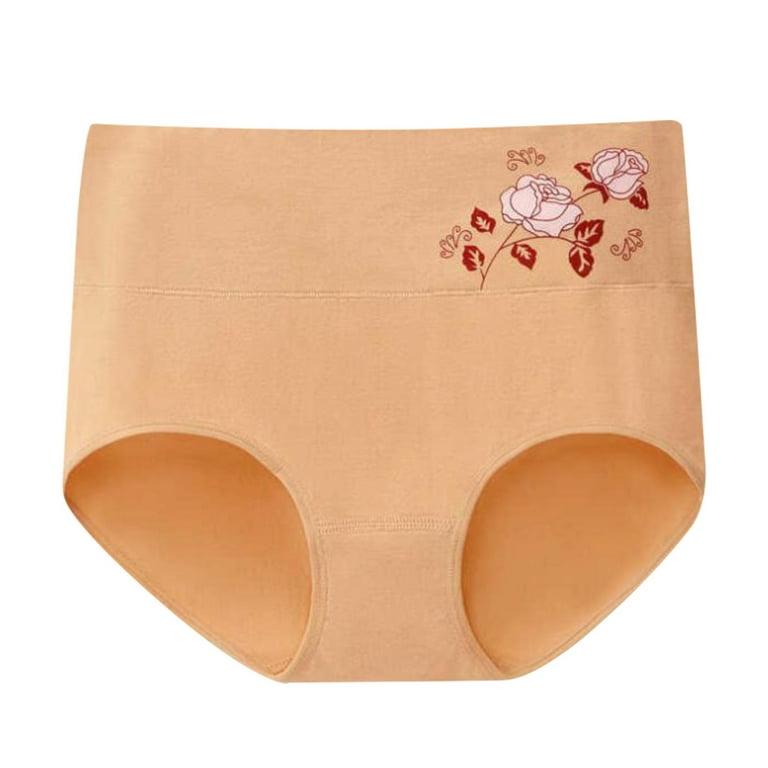GWAABD Ropa Para Mujer Fashion Women's Cotton Comfortable Underwear Elastic  Printing 