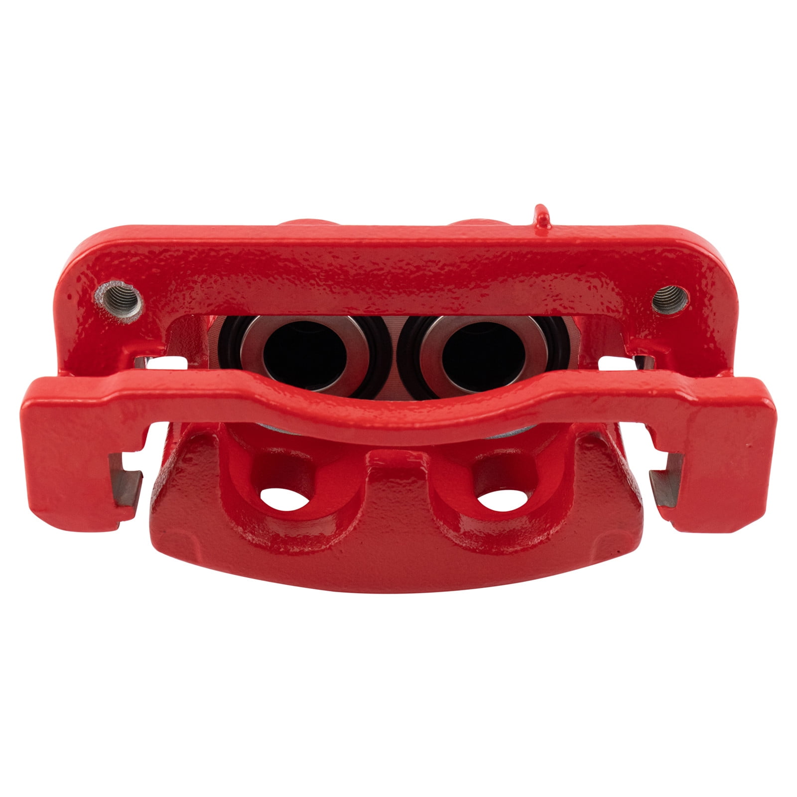 TRQ Front Brake Caliper Set Painted Red Brackets Fits 2008-2020 Cadillac Escalade 2008-2019 Chevrolet Silverado 1500 2008-2019 GMC Sierra 1500