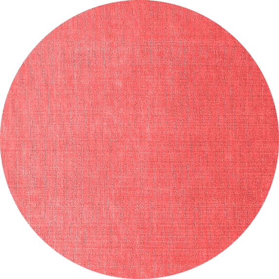 Ahgly Company Indoor Round Oriental Red Industrial Area Rugs, 5' Round