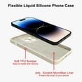 thumbnail image 2 of for iPhone 14 Pro Max Case with Magnetic Ring Holder Premium Soft Liquid Silicone Cover [Anti-Scratch Microfiber Liner] Shockproof Kickstand Protective Phone Case for iPhone 14 Pro Max White, 2 of 12