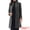 Grey, variant on DARING DIVA Women's Stand Collar Mid-Length Overcoat with Pockets XS Black