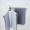 thumbnail image 2 of Better Houseware 2490 Stainless Steel 3-Arm Towel Bar, 2 of 3