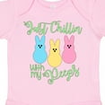 thumbnail image 4 of Inktastic Funny Easter Just Chillin' with My Peeps Boys or Girls Baby Bodysuit, 4 of 5