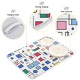 thumbnail image 3 of Yayeee Dish Drying Mat for Kitchen Counter 16"x18" Microfiber Absorbent Pad, Colorful Cartoon Graphic, 3 of 7
