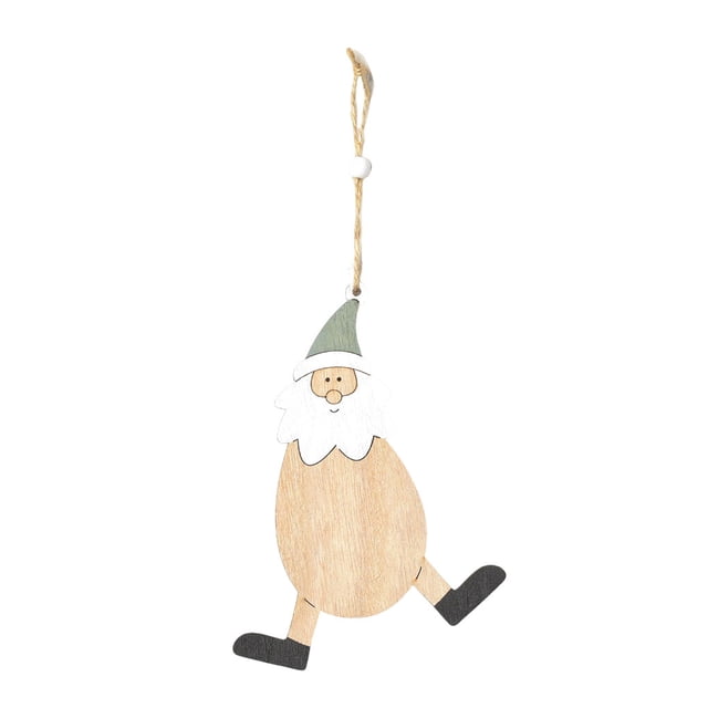 Yuarrent Colgante de piezas de de Navidad, pintura de colores, adornos colgantes, placa de alce, accesorios de Navidad DIY, colgador para Kits de decoración para fiestas Papá Noel Yuarrent HA069602-01