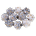 thumbnail image 2 of Dados Poliédricos D20 de 20 Caras de 2x10 Piezas para Juegos de de Dragones Y Mazmorras Zulema  Dados poliédricos, 2 of 8