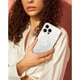 thumbnail image 4 of Case for iPhone 15 Pro Case [Compatible with MagSafe] with White Pearl Design, Cute Clear Phone Cover for Women Girls and Men, Slim Bumper with Mother of Pearl Shell Pattern, 4 of 5