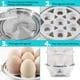 thumbnail image 4 of Máquina para cocer huevos Elite Gourmet EGC1405W con capacidad para 14 huevos, color blanco, 4 of 7