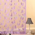 thumbnail image 4 of [BRAND CLEARANCE] 78.74X39.37 Window Room Curtains，Butterfly Pattern Tassel String Door Curtain Divider Scarf (Black), 4 of 5