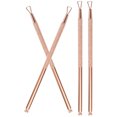 thumbnail image 1 of Triangular Design Cuticle Pusher for Nail Art with Stainless Steel by High Quality Metal in Rose Gold 4 Pcs, 1 of 8