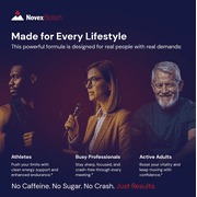 Novex Biotech Oxydrene NAD+ Enhancer - Natural Supplement Promoting Endurance and Cardiovascular Support for Men