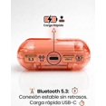 thumbnail image 3 of Audífonos Bluetooth 5.3 Inalámbricos Deportivos Carga Rápida Rosa, 3 of 6