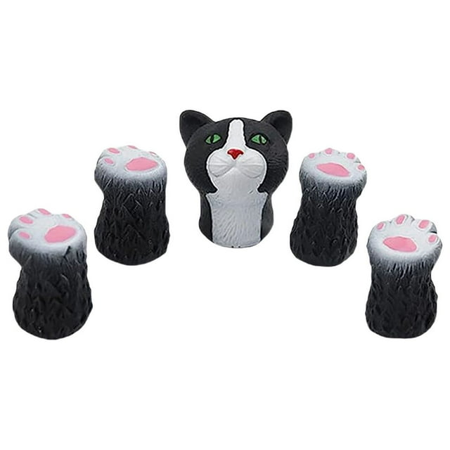 5PCS/Set Cute Animal Finger Hand Novelty Decor Gift for Kidss Birthday Party Cosplay