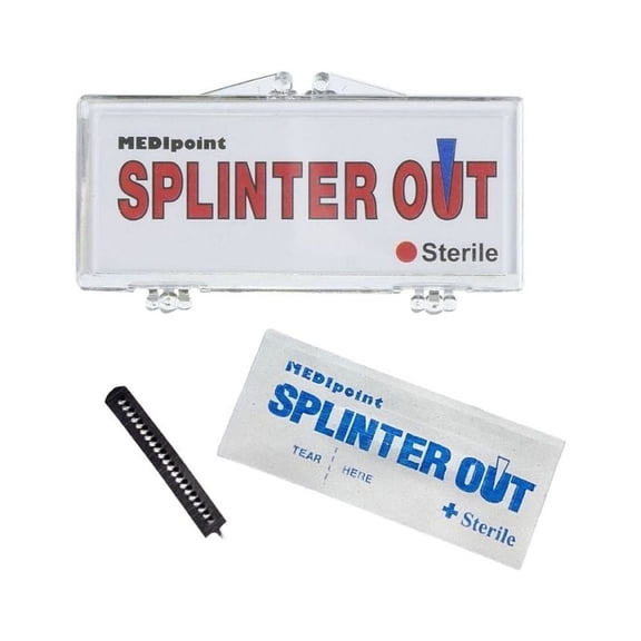 MMBM Splinter Out Splinter Remover Disposable First Aid Kit, 10 Piece, 4 Pack