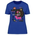 thumbnail image 1 of Ethnic Ornaments Black Woman Tea T-Shirt Women -Image by Shutterstock, Female Large, 1 of 4