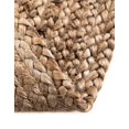 thumbnail image 7 of Unique Loom Braided Jute Collection Area Rug - Goa (5' 1" x 8' Oval White/Natural), 7 of 7