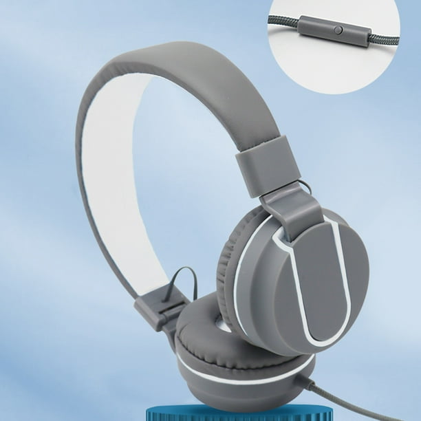 onlyliua Liquidación Auriculares Estéreo para Juegos con Cancelación de Ruido, Auriculares Supraurales con Micrófono Envolventes, Almohadillas de Memoria Blanda para Ordenador