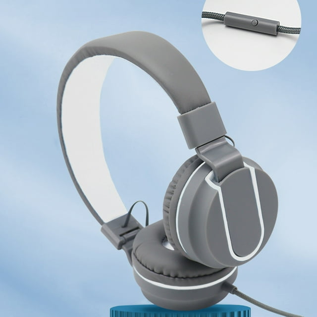 LSLJS Casque de Jeu Stéréo à Réduction de Bruit, Casque Circum-Aural avec Microphone, Basses Surround, Coussinets à Mémoire de Forme Doux pour Ordinateur, Casque Filaire
