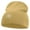 Khaki, variant on Dog Faces Logo Embroidered 8 inch Acrylic Short Beanie - Olive OSFM