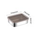 thumbnail image 3 of Caja de Conservación de Acero Inoxidable 304, Caja de Estilo Japonés, Barbacoa, Filtro de Aceite, Fruta, Recipientes de Alimentos de Acero Inoxidable Multipropósito con Tapas, 3 of 4
