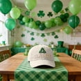 thumbnail image 3 of DAMAI Slainte Hat Unisex Slainte St. Patrick's Day Hat Irish Hats Funny St Patricks Day Baseball Cap for Women Men,White, 3 of 6